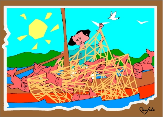illustration du conte le pamplito
