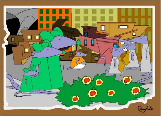 illustration du conte le rat-compteur
