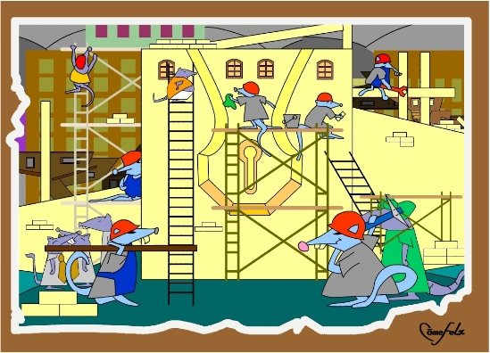 illustration du conte le rat-compteur