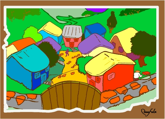 illustration du conte Bouchon