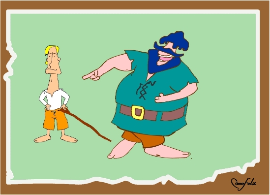 illustration du conte Bouchon